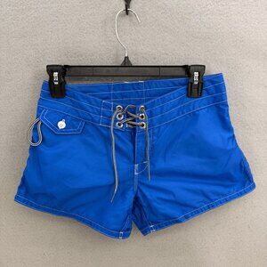 Birdwell Beach Britches Womens Blue Swim Board Shorts Size 0